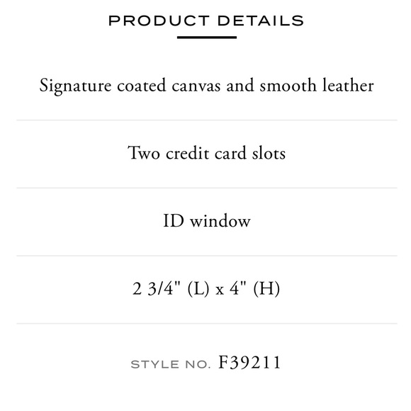 COACH Signature Coated Canvas Lanyard - Picture 3 of 3